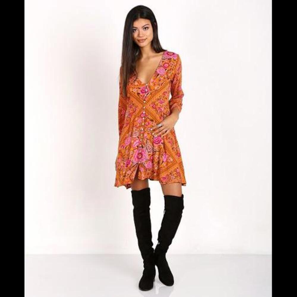SOLD EUC Spell & The Gypsy Collective Babushka Playdress in Amber Size Small
